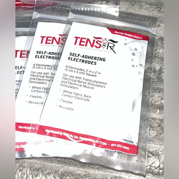 TENS Rx, Self-Adhering Electrodes 2x2, Two 10-packs (4 per pack) - Picture 1 of 4